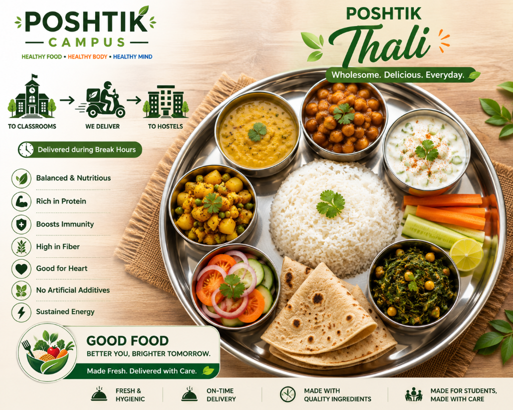 Poshtik Thali — the photo renders fine; the missing alt is invisible to the eye, which is exactly the point