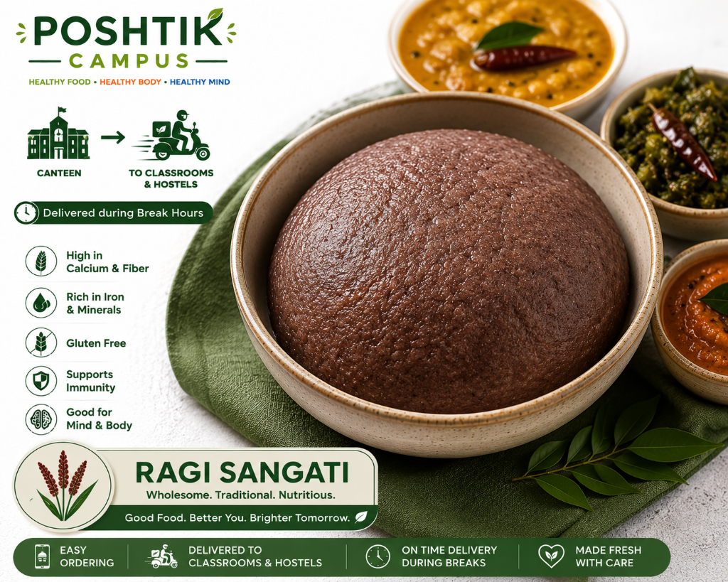 Ragi sangati bowl — millet bowl from Telangana