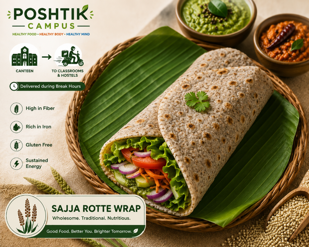 Sajja Roti Wrap dish card