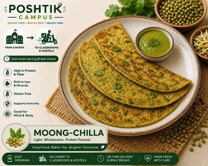 Sprouts Moong Chilla dish card